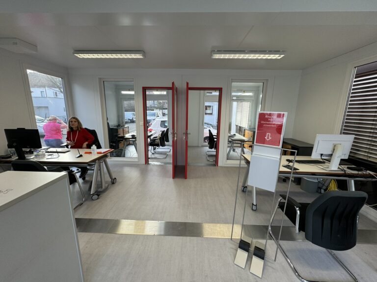 Innenraum Raumcontaineranlage