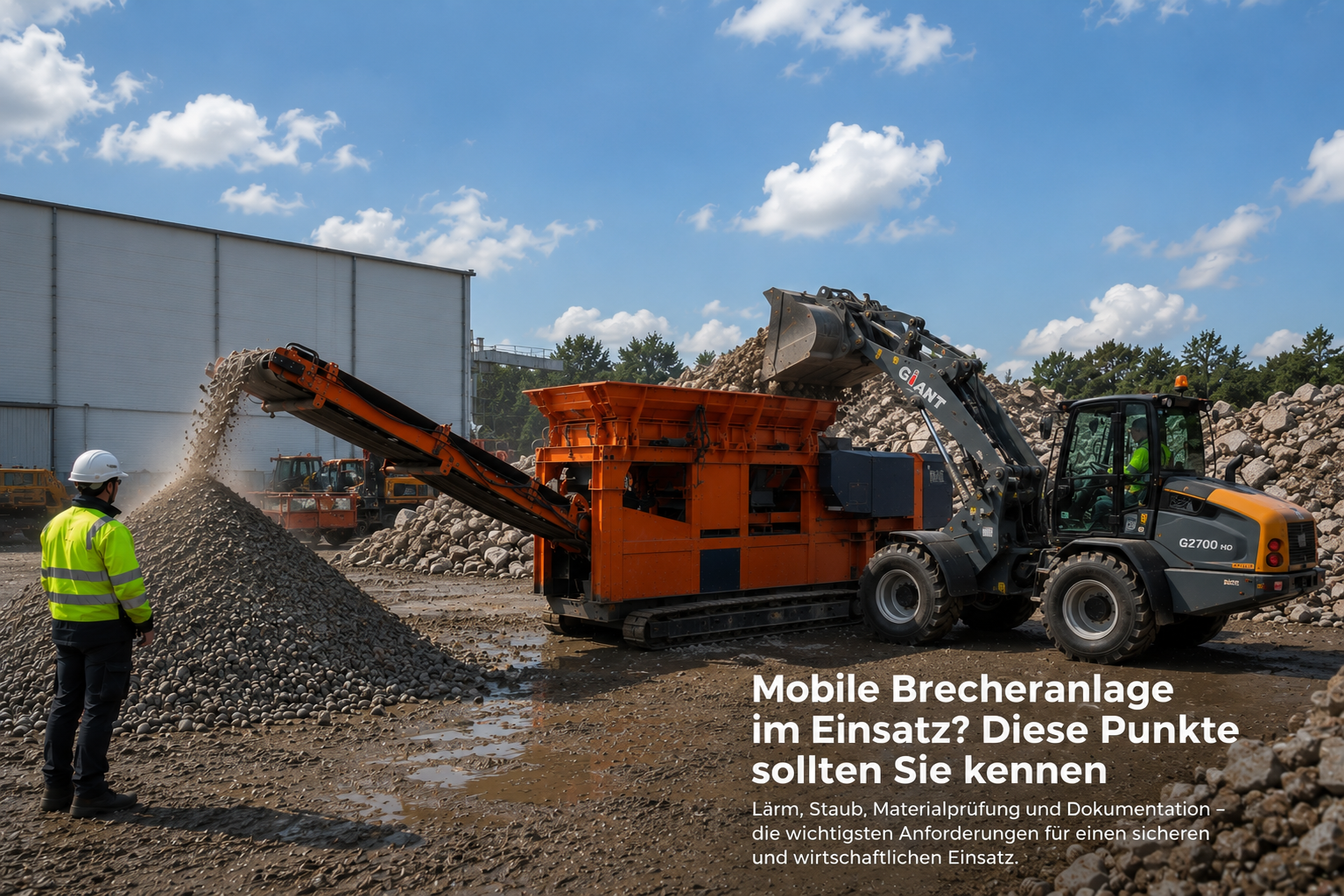 Mobile Brecheranlage